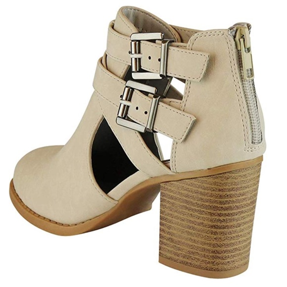 NIB Closed Toe Crisscross Ankle Back Zip Bootie, Size 7.5 - Picture 6 of 6